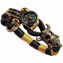 3 AYARLI VİKİNG PARACORD BİLEKLİK