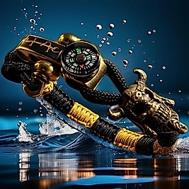 3 AYARLI VİKİNG PARACORD BİLEKLİK