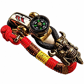 3 AYARLI VİKİNG PARACORD BİLEKLİK