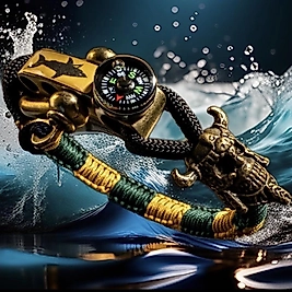 3 AYARLI VİKİNG PARACORD BİLEKLİK